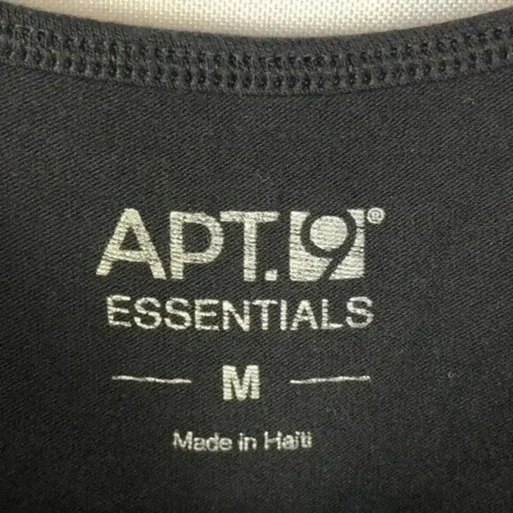 Apt. 9 Essentials Black Scoop Neck Basic Tank Top… - image 3